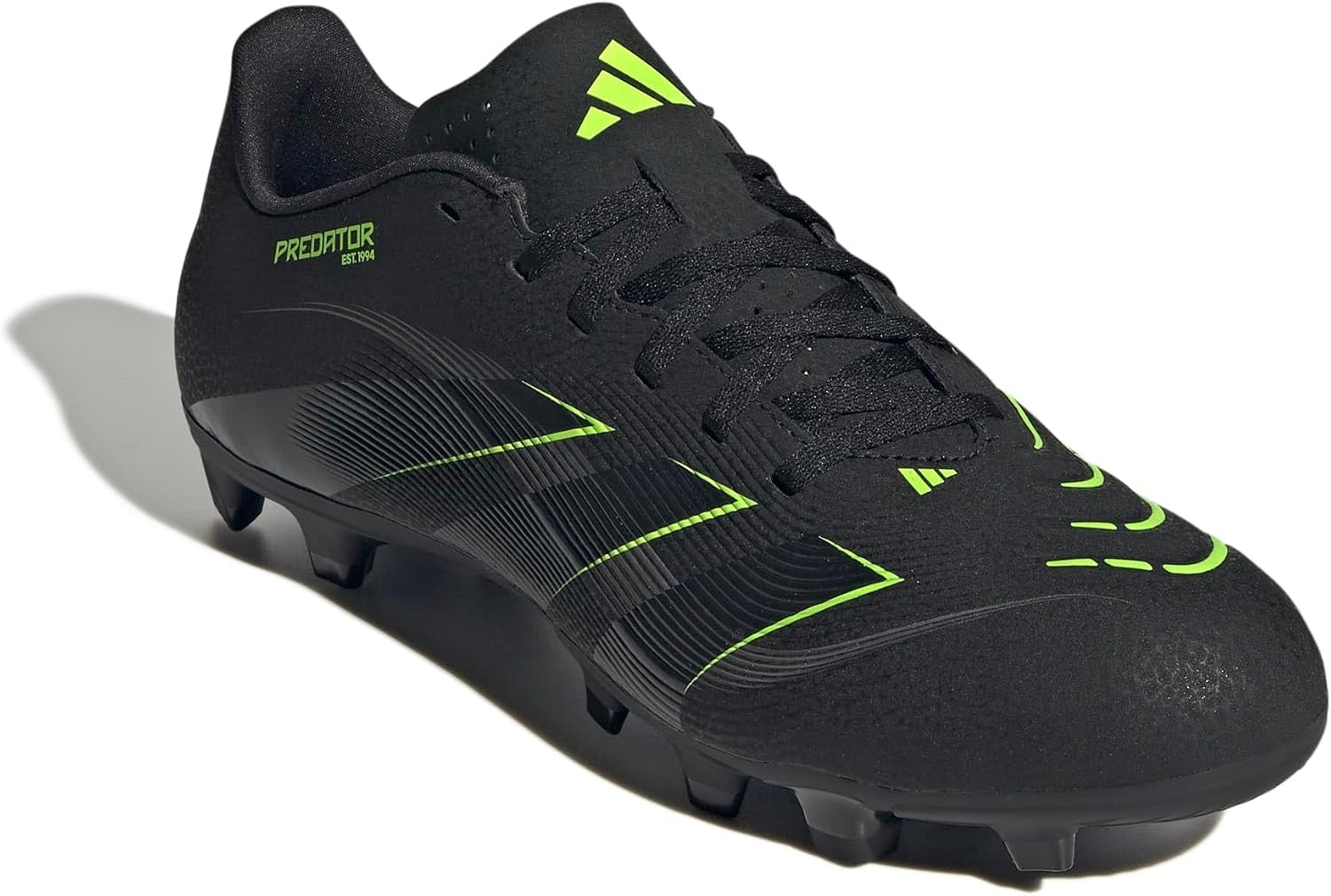 image:imageAdidas Unisex Club Firm GroundMulti GroundBlackCarbonLucid Lemon
