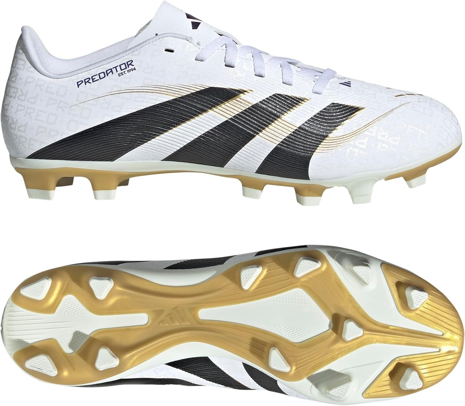 image:imageAdidas Unisex Club Firm GroundMulti GroundWhiteBlackGold Metallic