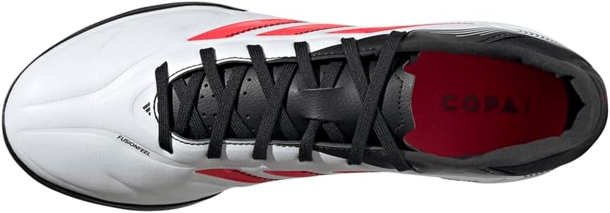 image:imageAdidas UnisexAdult Copa Pure 3 League TurfWhiteLucid RedBlack