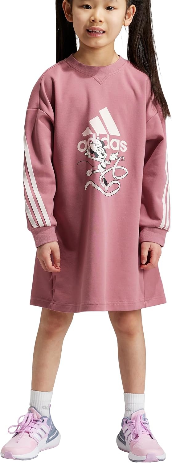 image:imageAdidas UnisexChild Disney Minnie and Daisy DressPreloved CrimsonSandy Pink MetSandy Pink