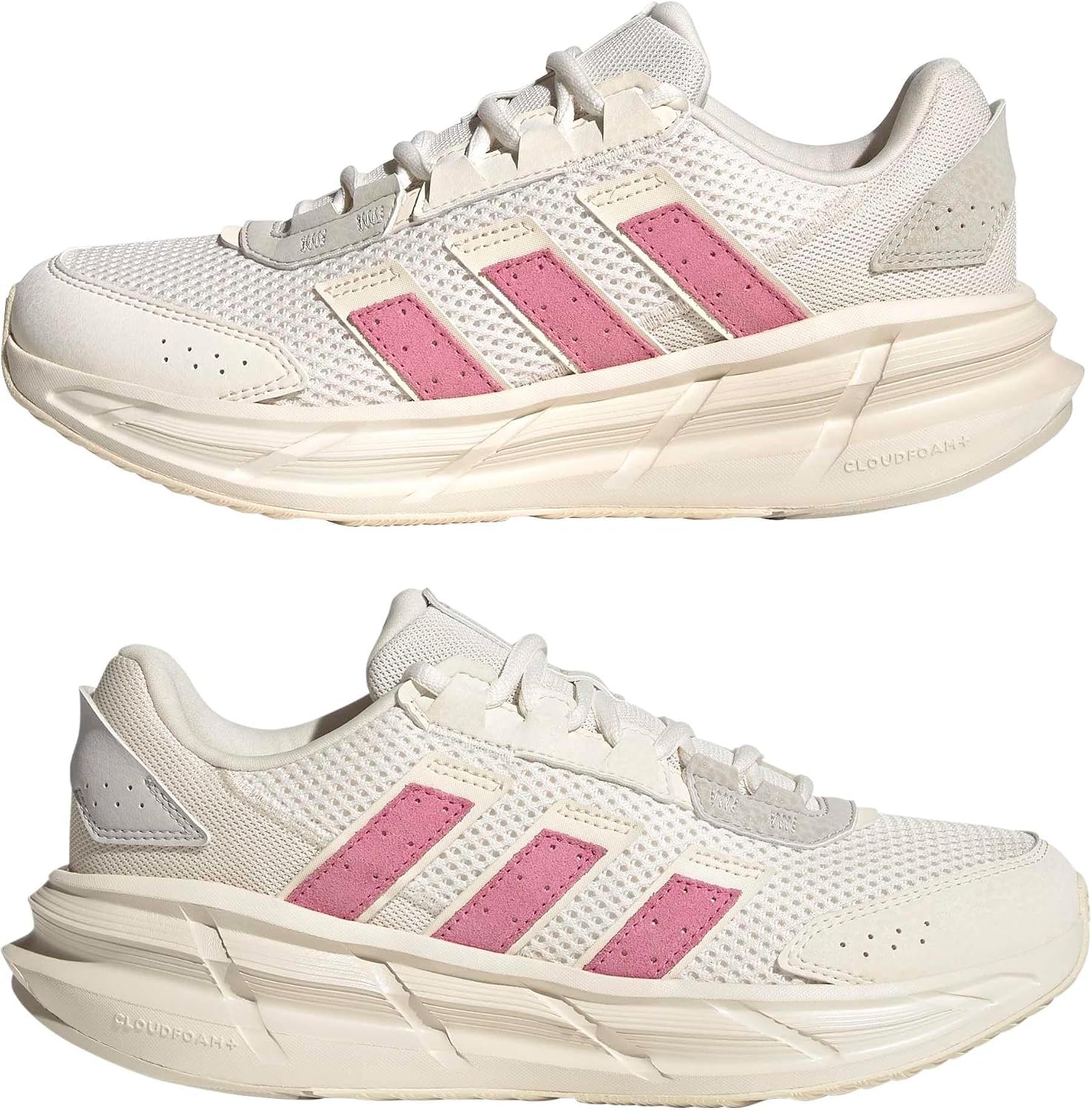 image:imageAdidas Womens AstrastarChalk WhitePink FusionWonder White