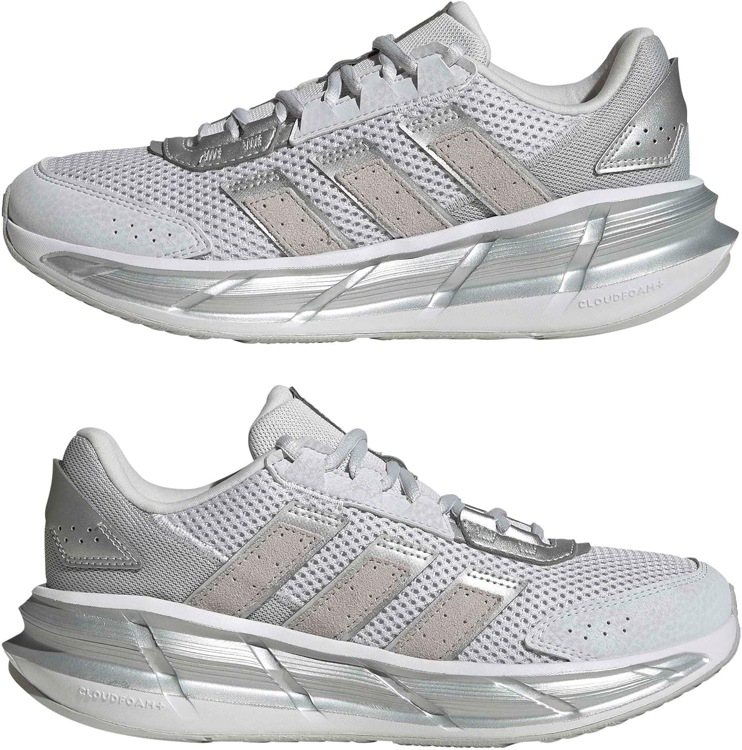 image:imageAdidas Womens AstrastarDash GreyGreySilver Metallic