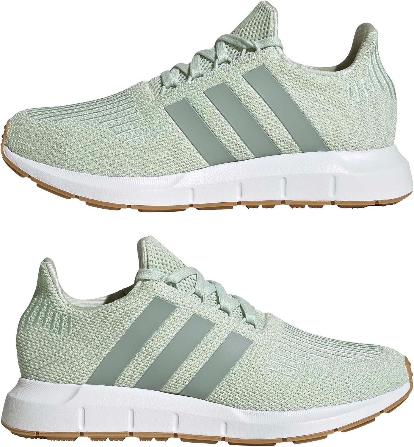 image:imageAdidas Womens Swift Run 10Linen GreenWhite
