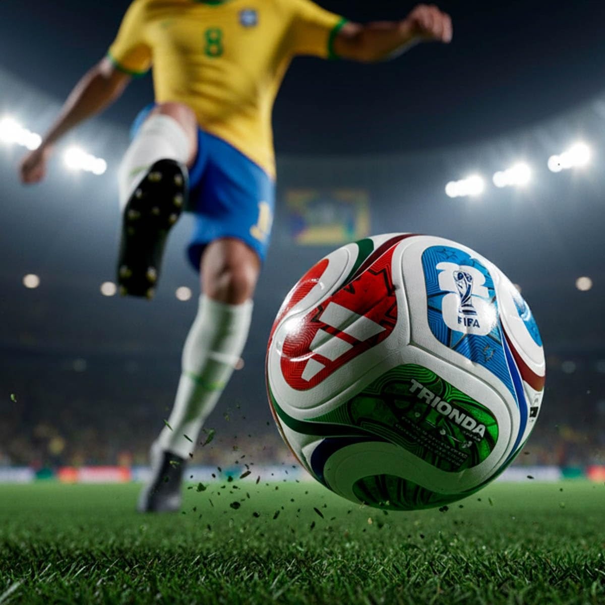image:imageFootball adidas World Cup 26 Trionda League BOX JD8045Size 5