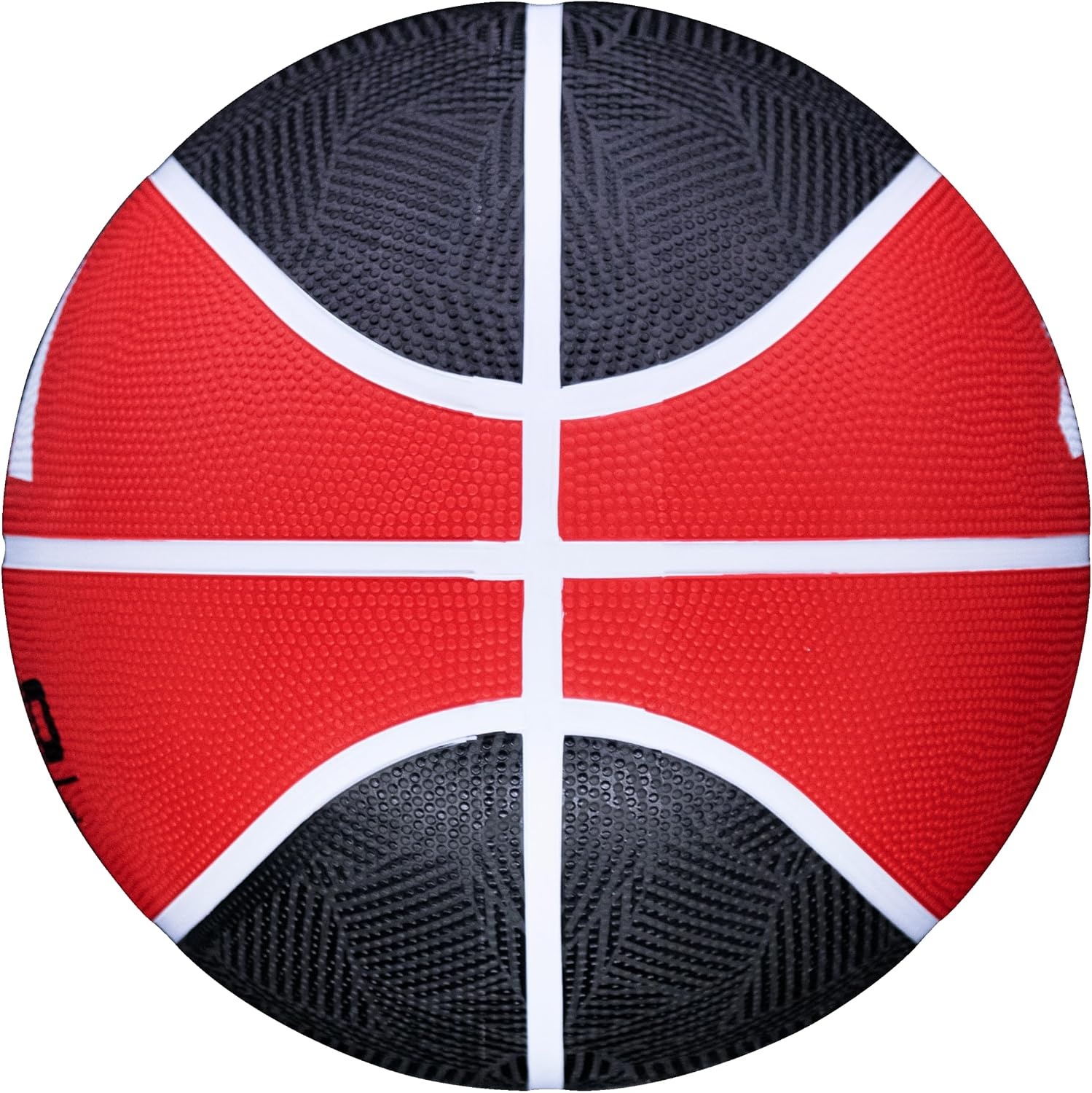 image:imageadidas Grid Recreational Rubber Basketball Durable for Outdoor amp Indoor PlayBlackRed