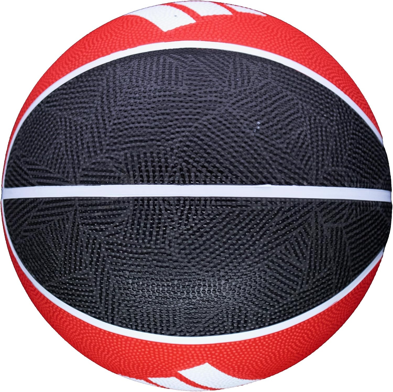 image:imageadidas Grid Recreational Rubber Basketball Durable for Outdoor amp Indoor PlayBlackRed