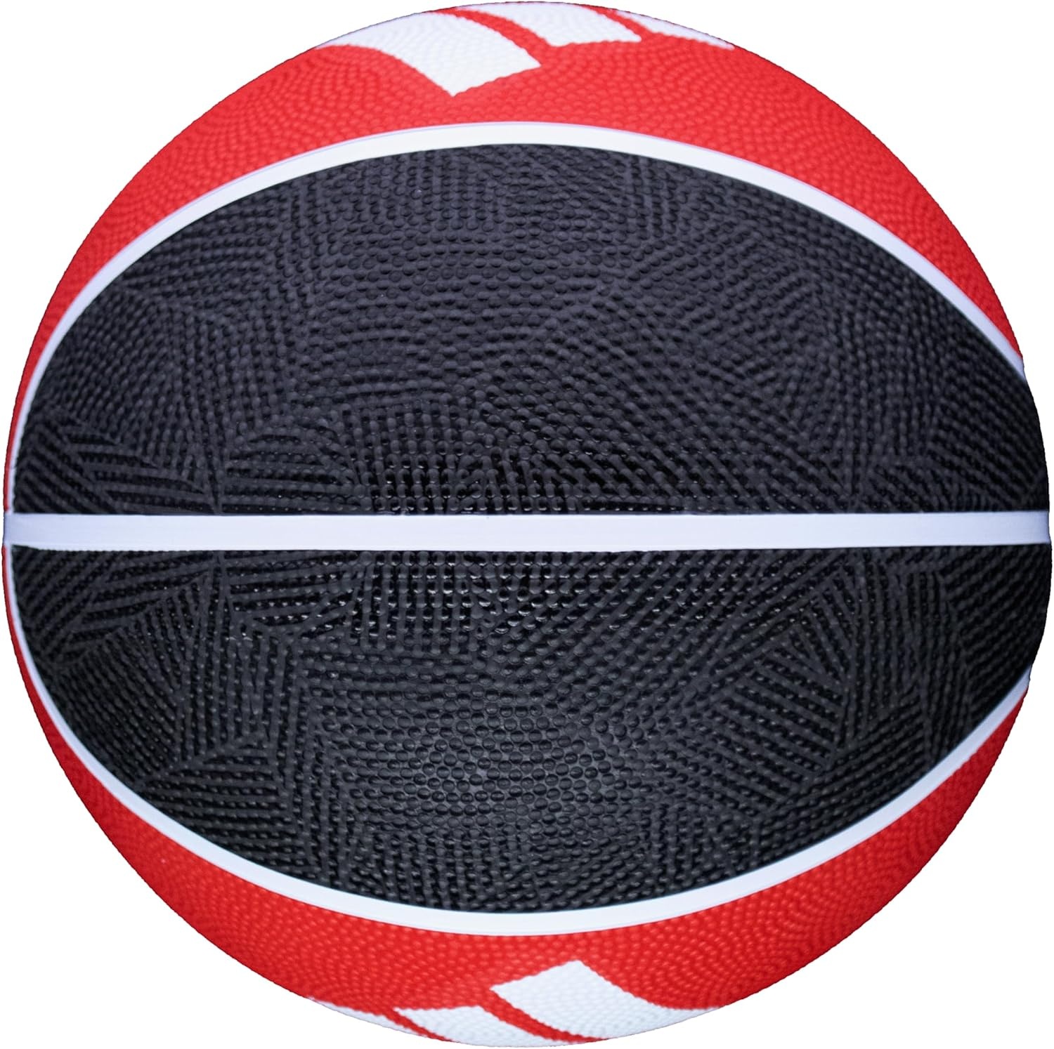 image:imageadidas Grid Recreational Rubber Basketball Durable for Outdoor amp Indoor PlayBlackRed
