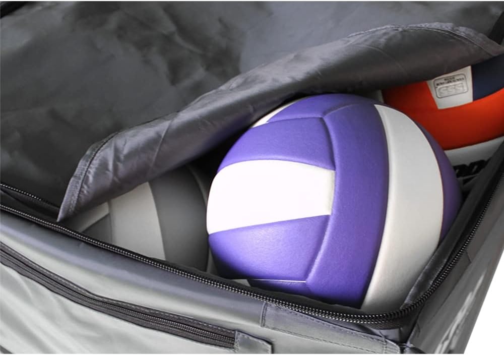 image:imageadidas Volleyball Portable Cart Alloy Frame Urethane Skate Wheels wLocks Holds 24 Balls