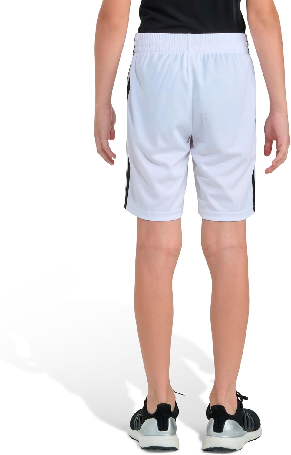 image:imageadidas 3Stripe Mesh Athletic ShortsWhite
