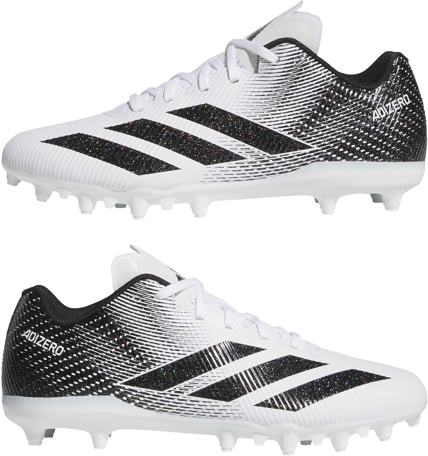 image:imageadidas Adizero Electric2 Ii American Football ShoesWhiteBlackBlack