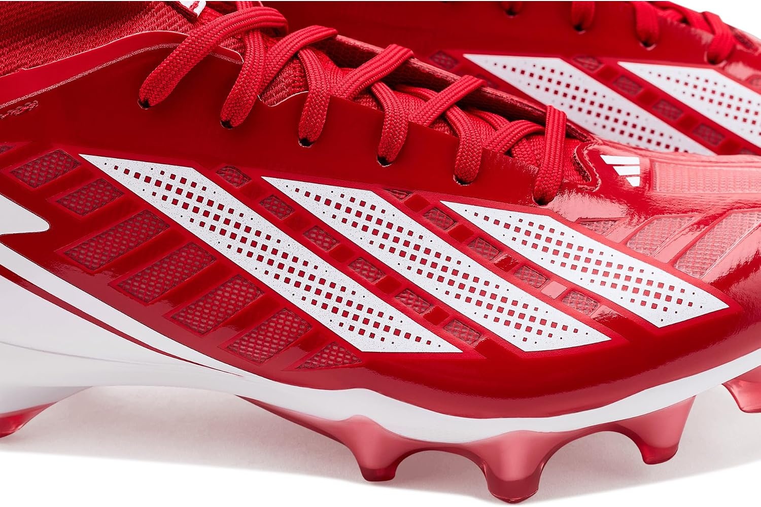 image:imageadidas Adizero Impact Ii American Football ShoesTeam Power RedWhiteTeam Power Red