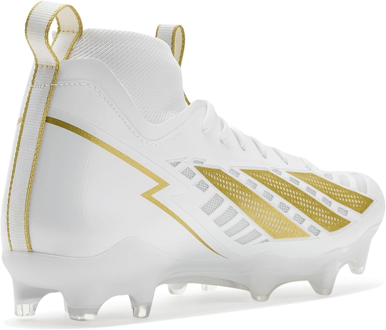 image:imageadidas Adizero Impact Ii American Football ShoesWhiteGold MetallicWhite