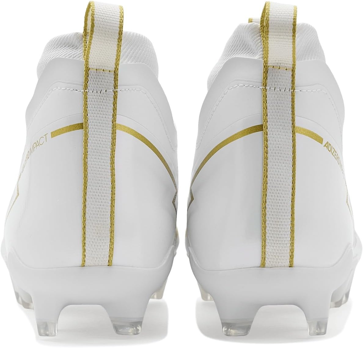 image:imageadidas Adizero Impact Ii American Football ShoesWhiteGold MetallicWhite