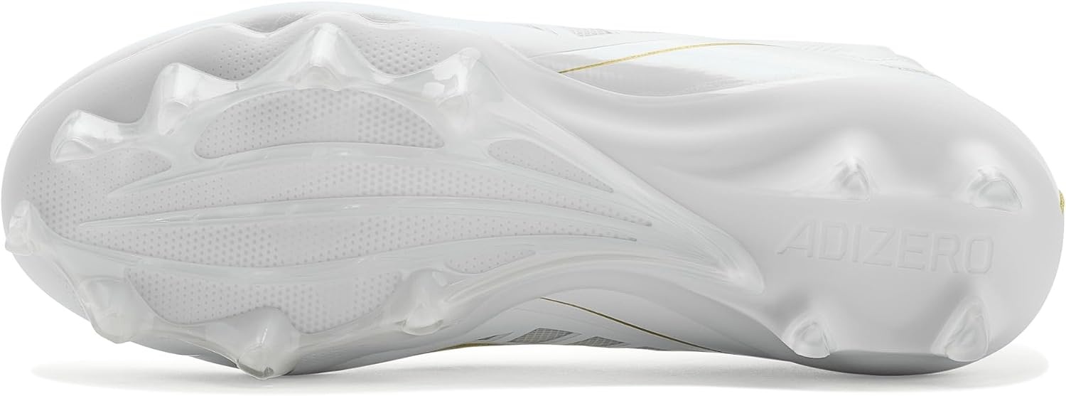 image:imageadidas Adizero Impact Ii American Football ShoesWhiteGold MetallicWhite