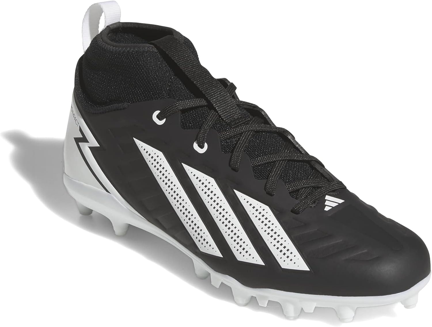 image:imageadidas Adizero Impact2 II American Football ShoesBlackWhiteBlack