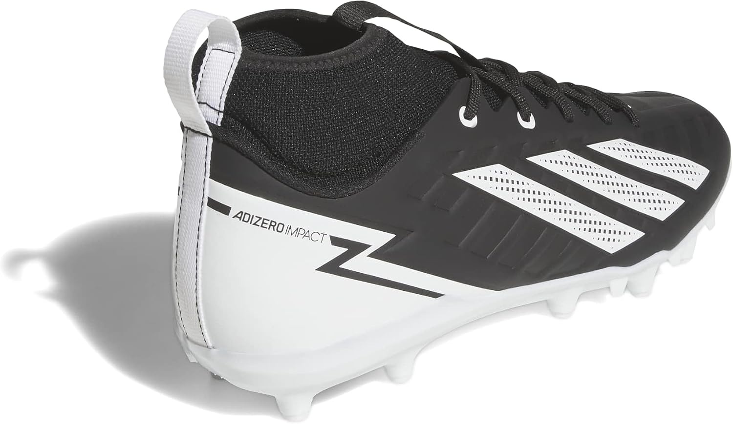 image:imageadidas Adizero Impact2 II American Football ShoesBlackWhiteBlack