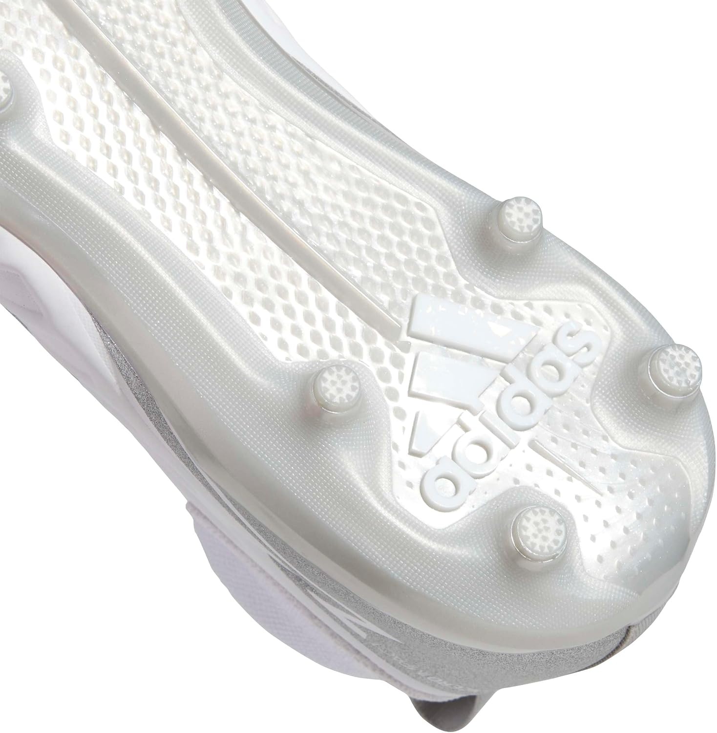 image:imageadidas Adizero Impact2 II American Football ShoesWhiteSilver MetallicWhite