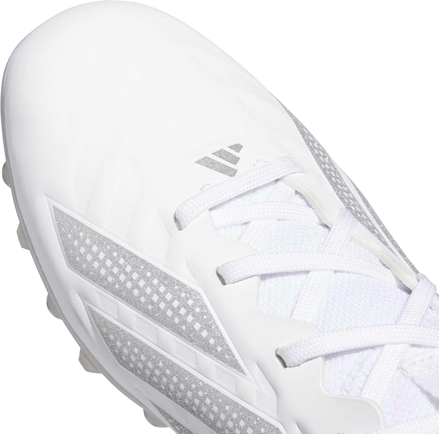 image:imageadidas Adizero Impact2 II American Football ShoesWhiteSilver MetallicWhite