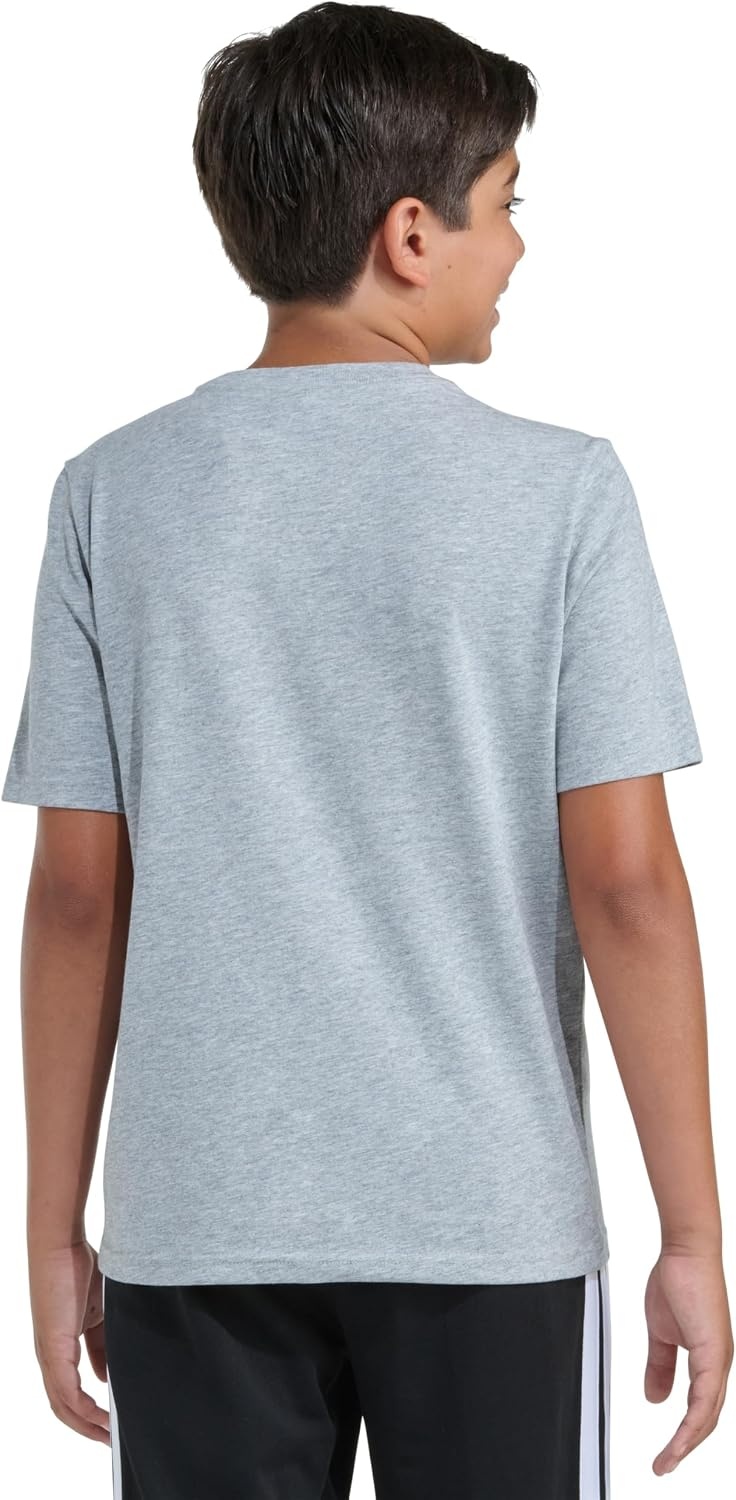 image:imageadidas Baby Boys Short Sleeve Soccer Motion Heather TeeMedium Grey Heather