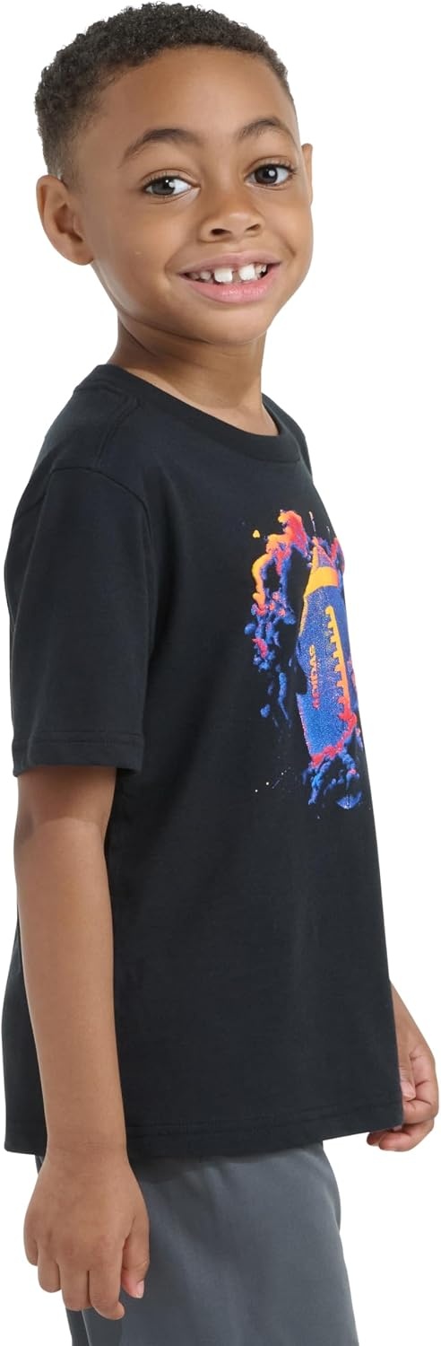 image:imageadidas Baby Boys Short Sleeve World Cup Graphic TeeBlack With Multicolor