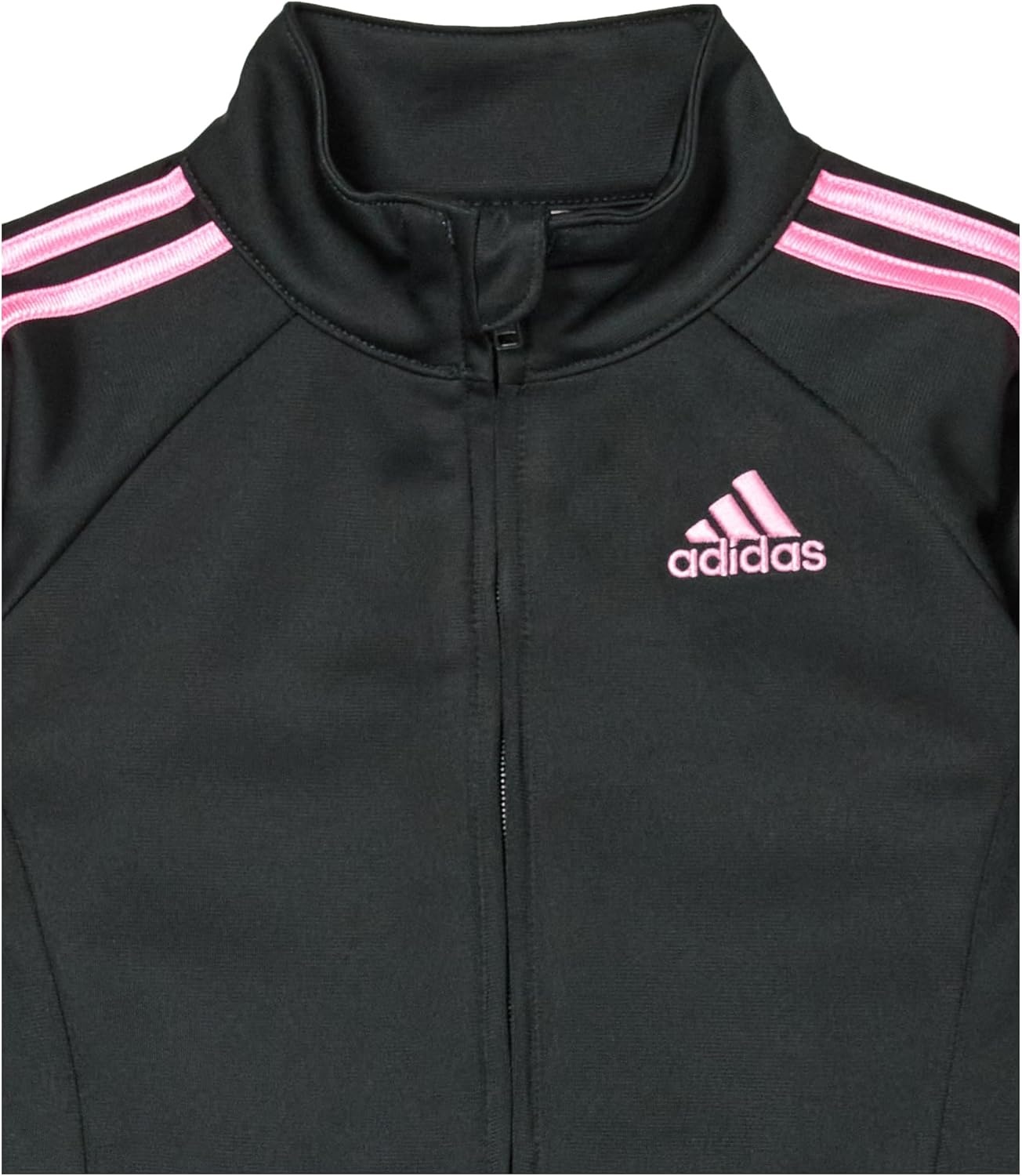 image:imageadidas Baby Girls 2piece Classic Tricot Track Suit Jacket amp PantsBlackLight Pink