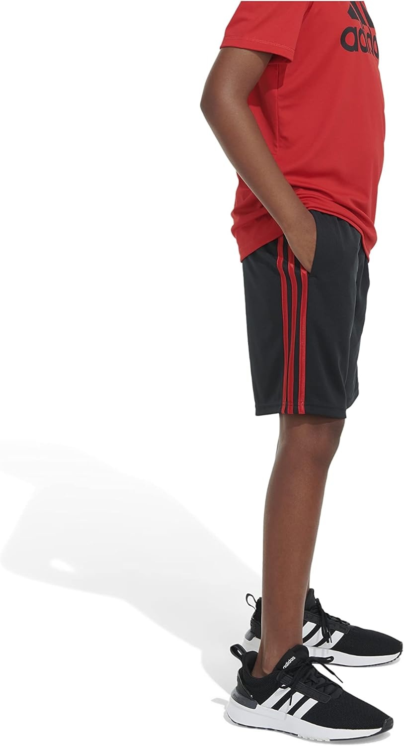 image:imageadidas Boys Classic 3Stripes ShortsBlack With Yellow
