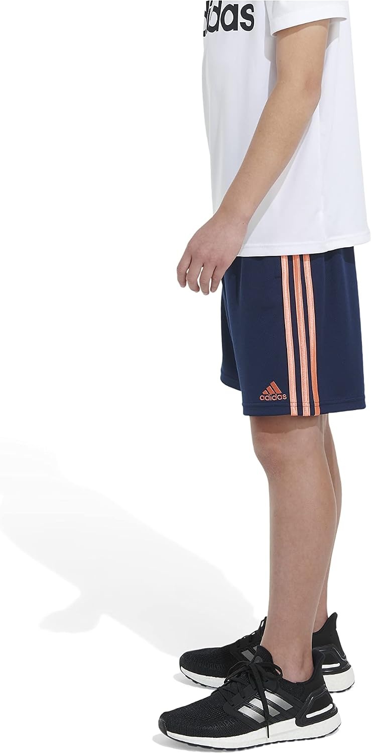 image:imageadidas Boys Classic 3Stripes ShortsCollegiate Navy With Orange