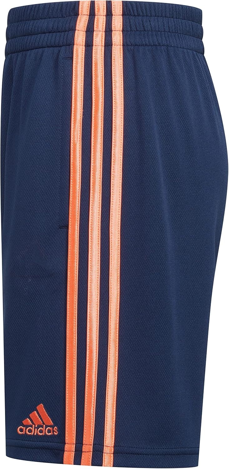 image:imageadidas Boys Classic 3Stripes ShortsCollegiate Navy With Orange