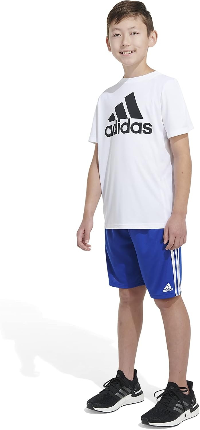 image:imageadidas Boys Classic 3Stripes ShortsSemi Lucid Blue