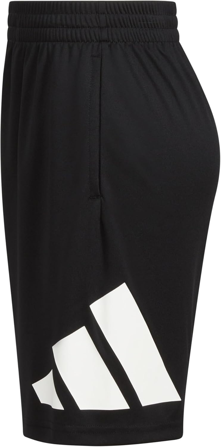 image:imageadidas Boys Elastic Waistband Essential Woven Sportswear ShortsBlack Adi