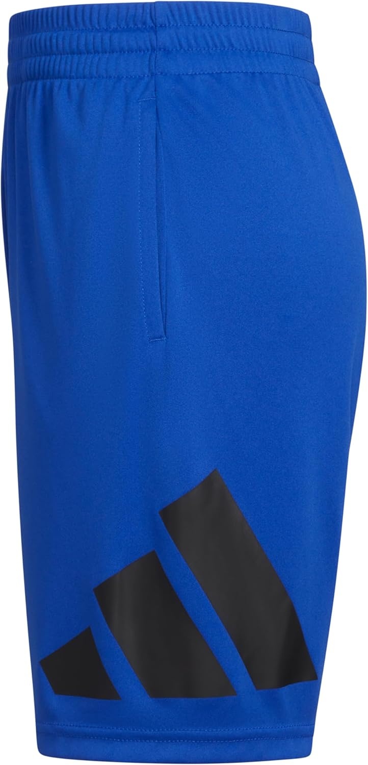 image:imageadidas Boys Elastic Waistband Essential Woven Sportswear ShortsBlue Royal