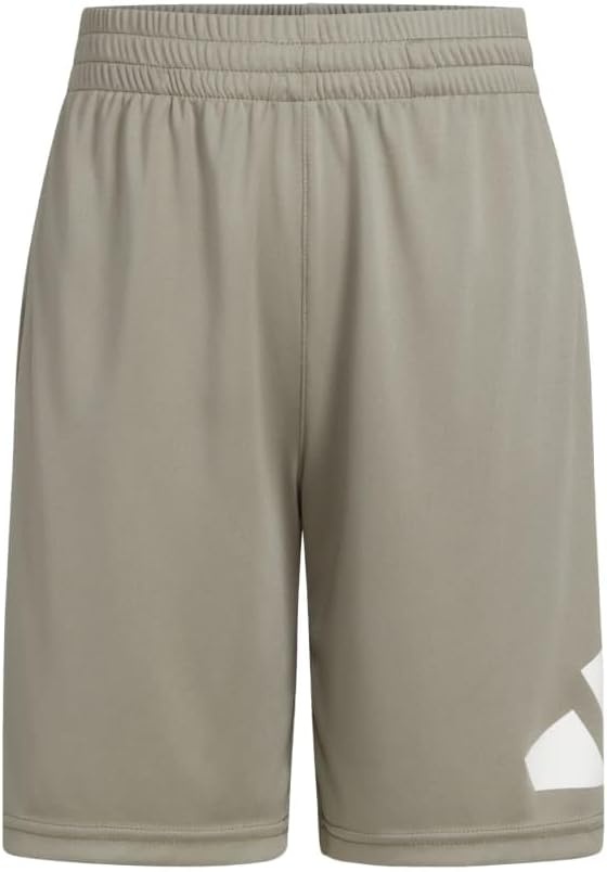image:imageadidas Boys Elastic Waistband Essential Woven Sportswear ShortsLight Grey