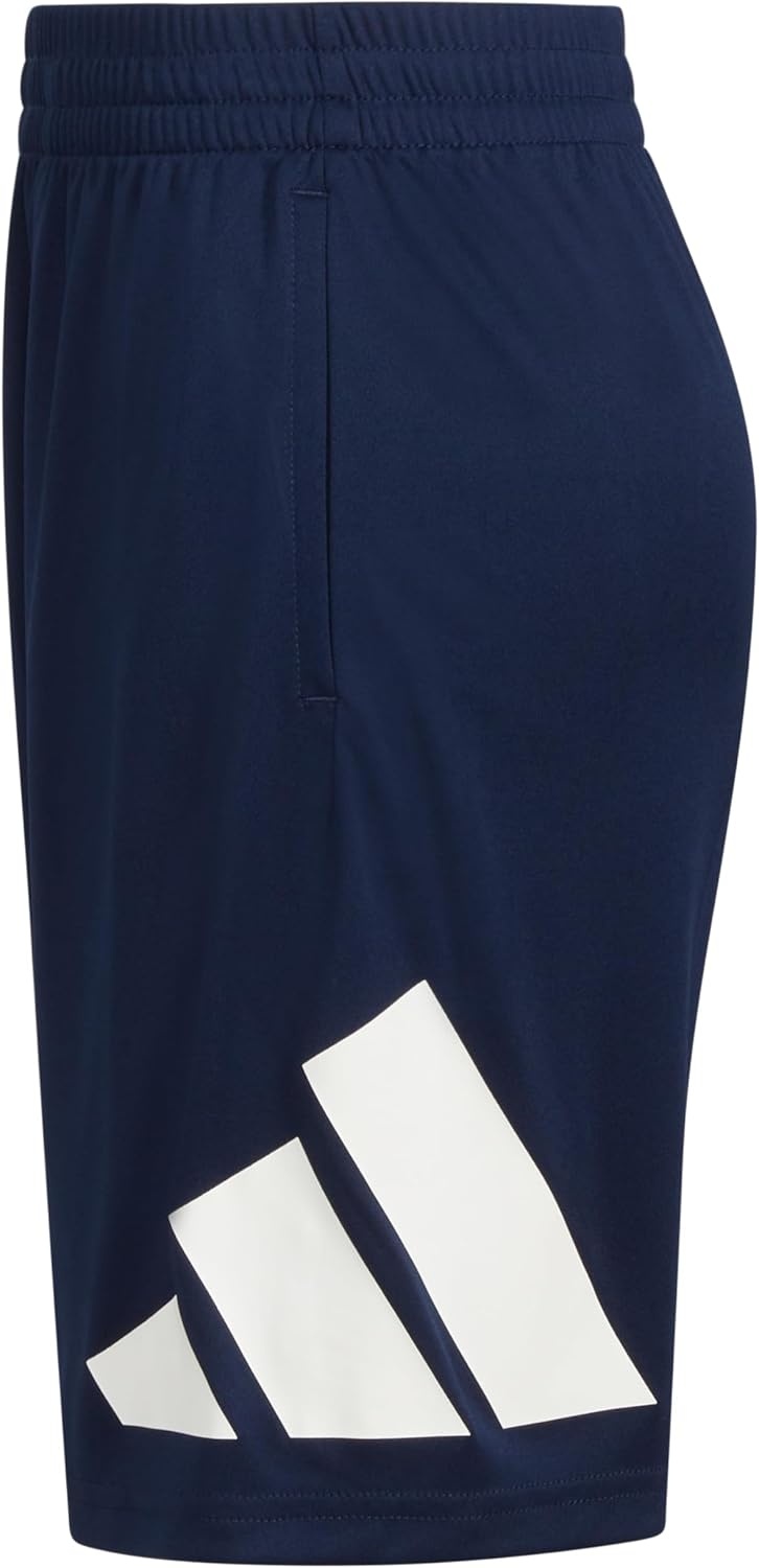 image:imageadidas Boys Elastic Waistband Essential Woven Sportswear ShortsNavy Blue