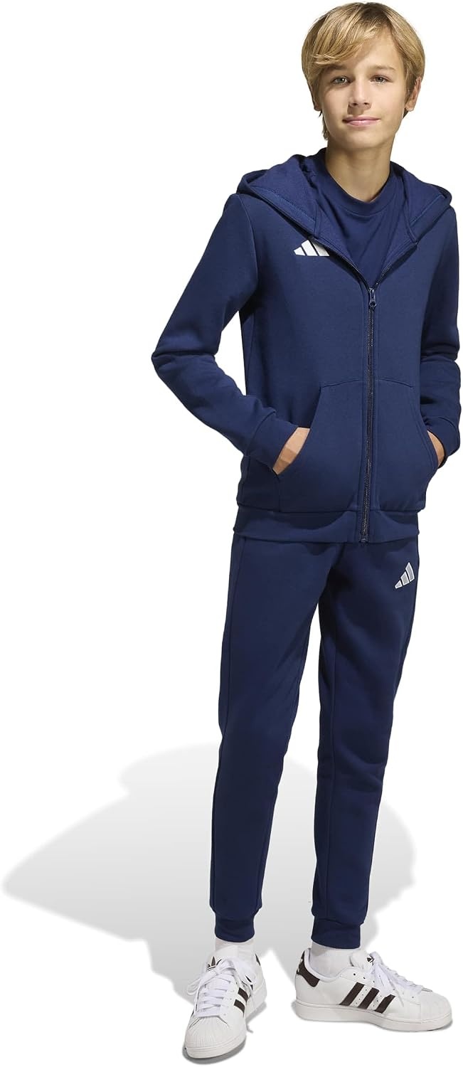 image:imageadidas Boys Entrada 26 Sweat PantsTeam Navy BlueWhite