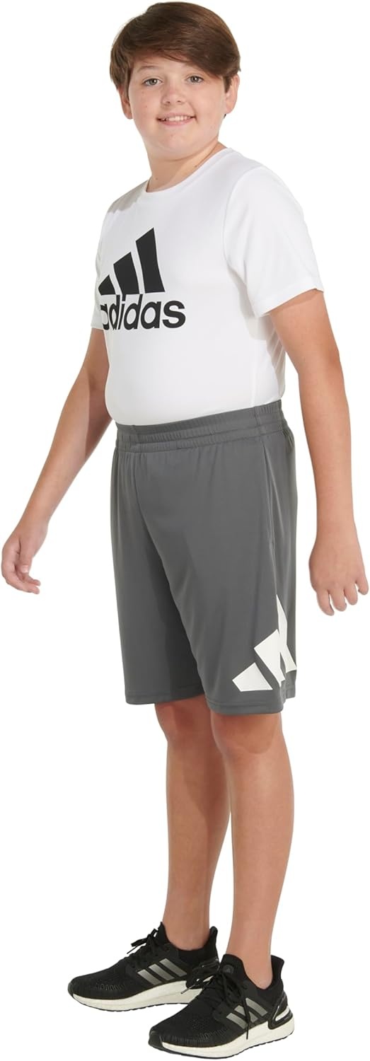 image:imageadidas Boys Performance Bos Shorts Big KidsDark Grey