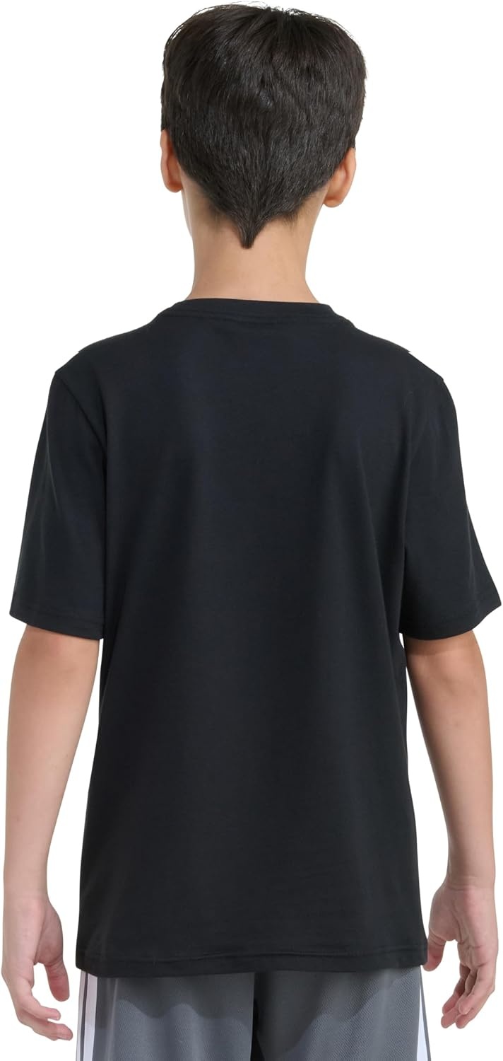 image:imageadidas Boys Short Sleeve World Cup Two Color Logo TeeBlack With Green