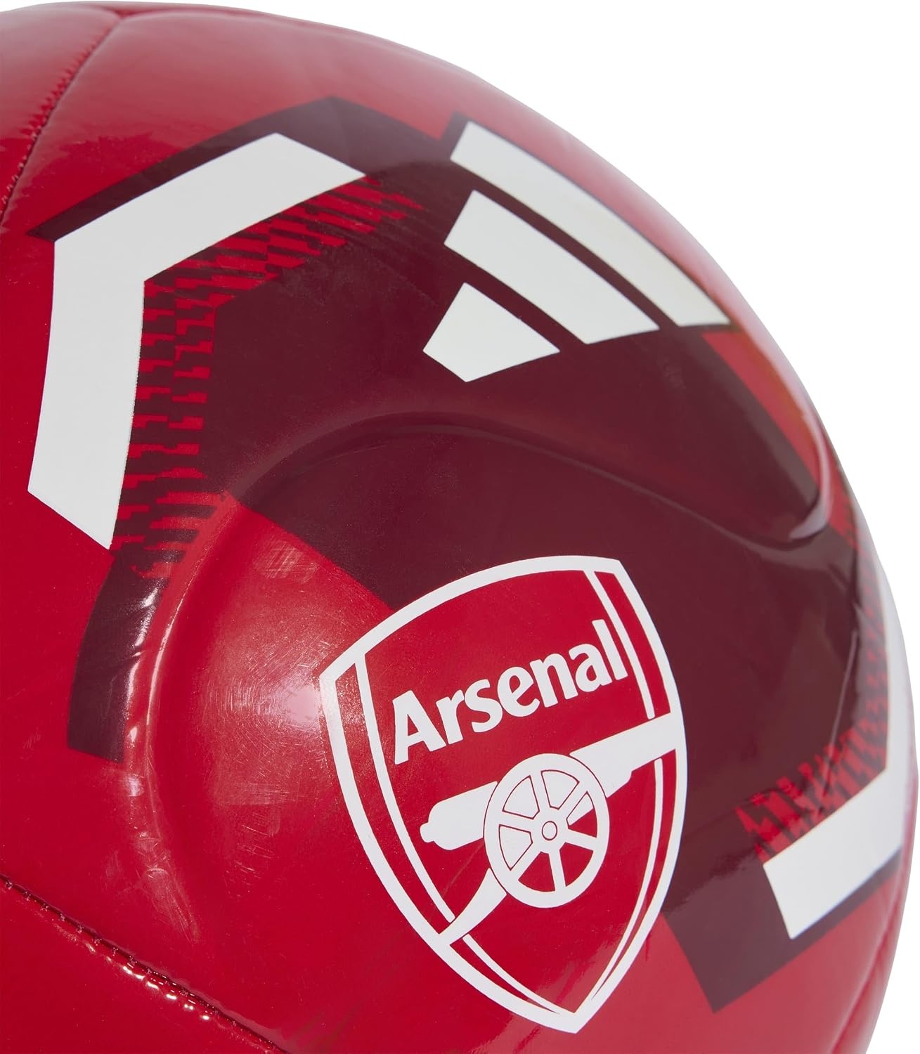 image:imageadidas English Soccer UnisexAdult Arsenal FC Club Soccer BallBetter ScarletTeam Collegiate BurgundyHome