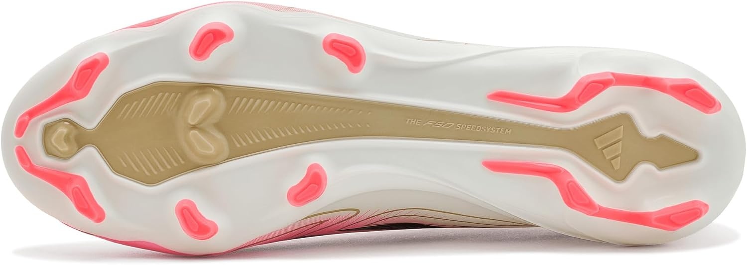 image:imageadidas F50 Hyperfast League Laceless Firm Ground Soccer CleatsSolar TurboCore BlackGold Metallic
