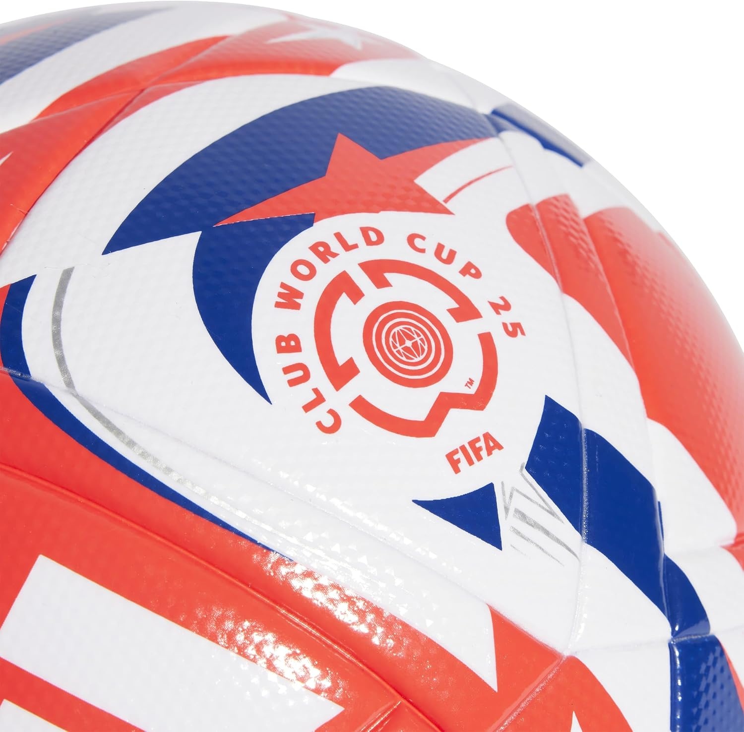 image:imageadidas FIFA Club World Cup Club Ball Inspired Design Durable Construction Official Tournament LogoWhiteLucid RedPower BlueSilverLeague