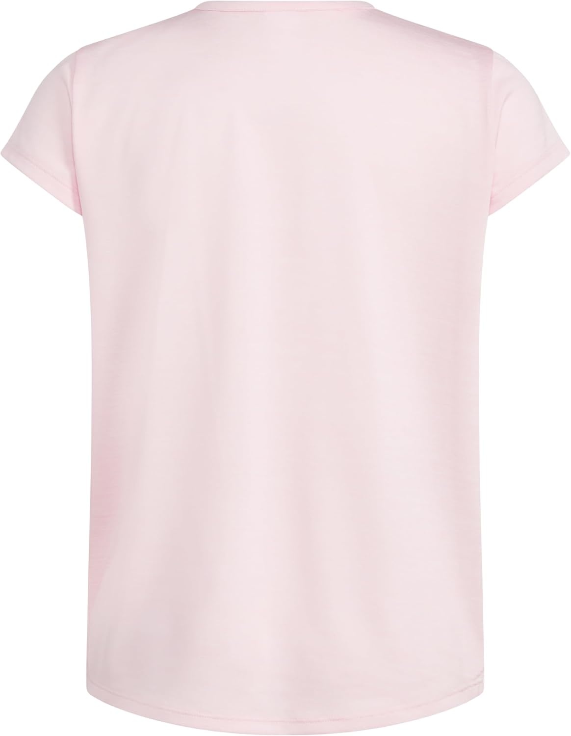 image:imageadidas Girls Short Sleeve Scoop Neck Tee TShirtClear Pink Heather