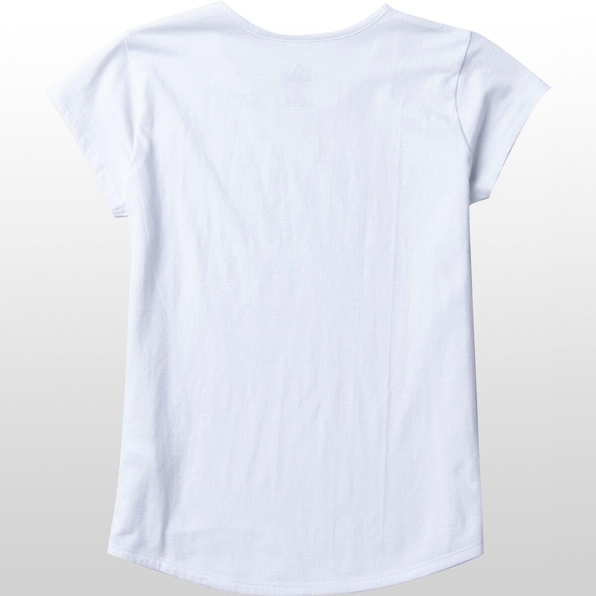 image:imageadidas Girls Short Sleeve Scoop Neck Tee TShirtWhite With Green