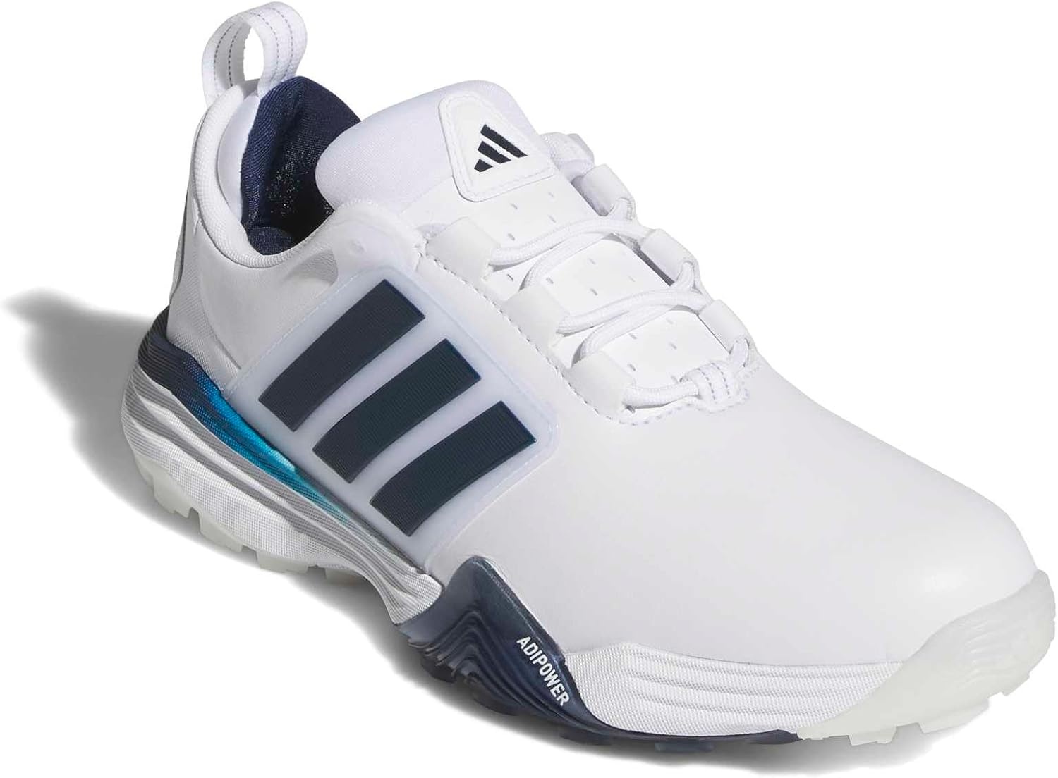 image:imageadidas Golf Adipower 26 SpikelessFtwr WhiteCollegiate NavyCrystal White