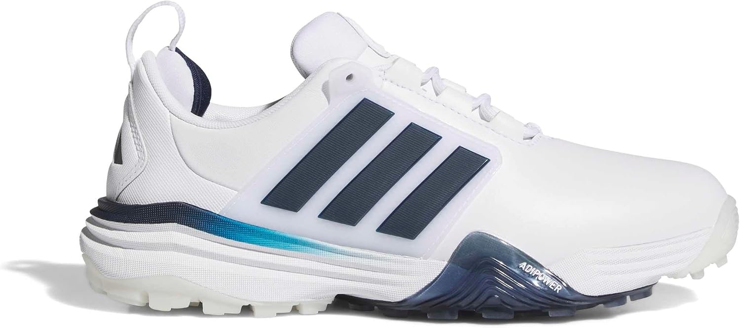 image:imageadidas Golf Adipower 26 SpikelessFtwr WhiteCollegiate NavyCrystal White