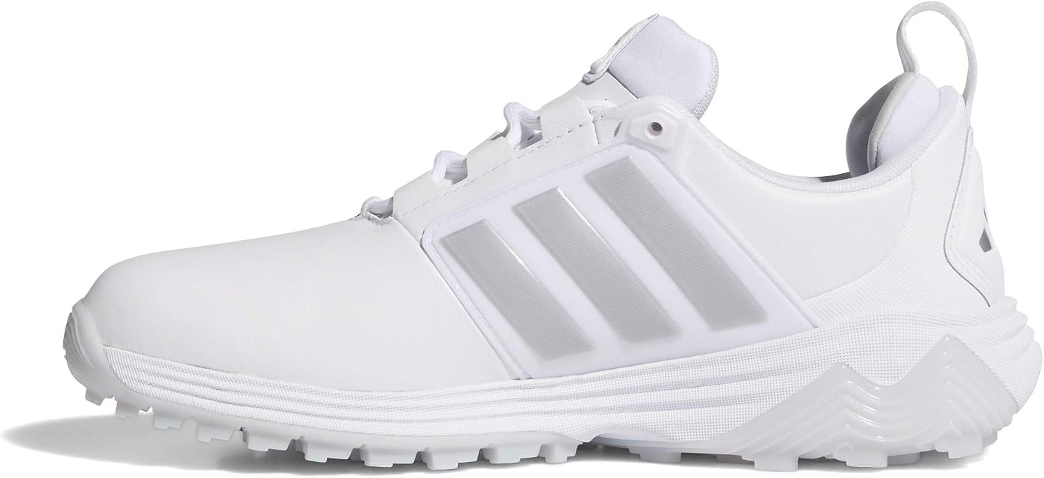 image:imageadidas Golf Adipower 26 SpikelessFtwr WhiteSilver MetDash Grey
