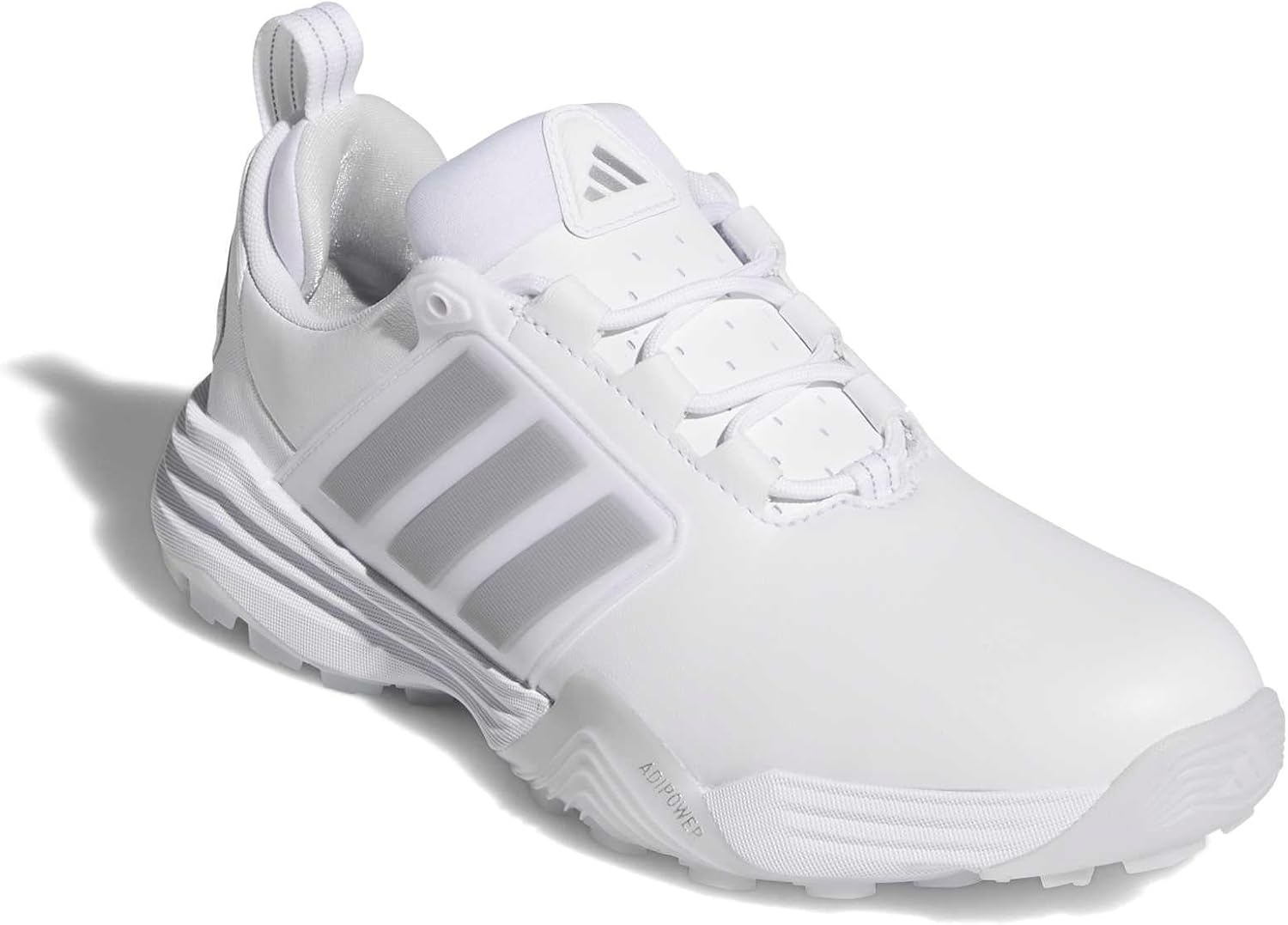 image:imageadidas Golf Adipower 26 SpikelessFtwr WhiteSilver MetDash Grey