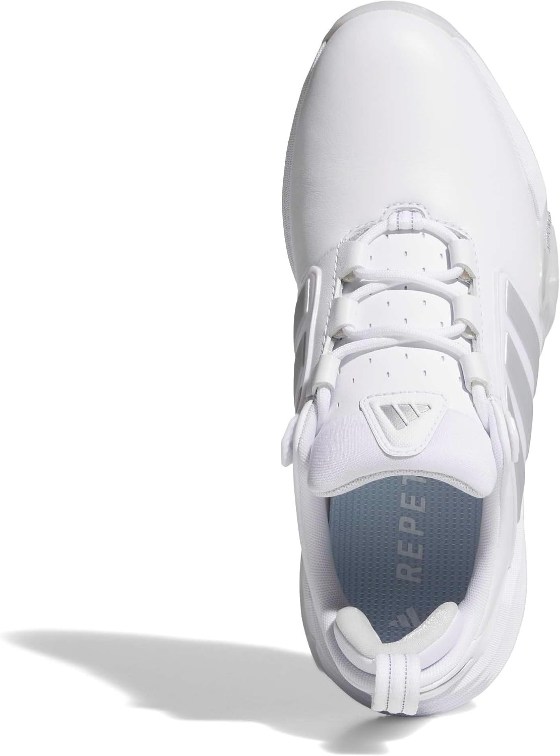image:imageadidas Golf Adipower 26 SpikelessFtwr WhiteSilver MetDash Grey