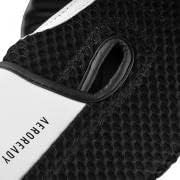 image:imageadidas Hybrid 150 Boxing Gloves Leather Training Boxing Gloves for Men amp Women Kickboxing Heavy Bag MMA amp Workout Gloves Available in 10 12 14 16 oz BlackWhite WhiteBlackBLACK WHITE