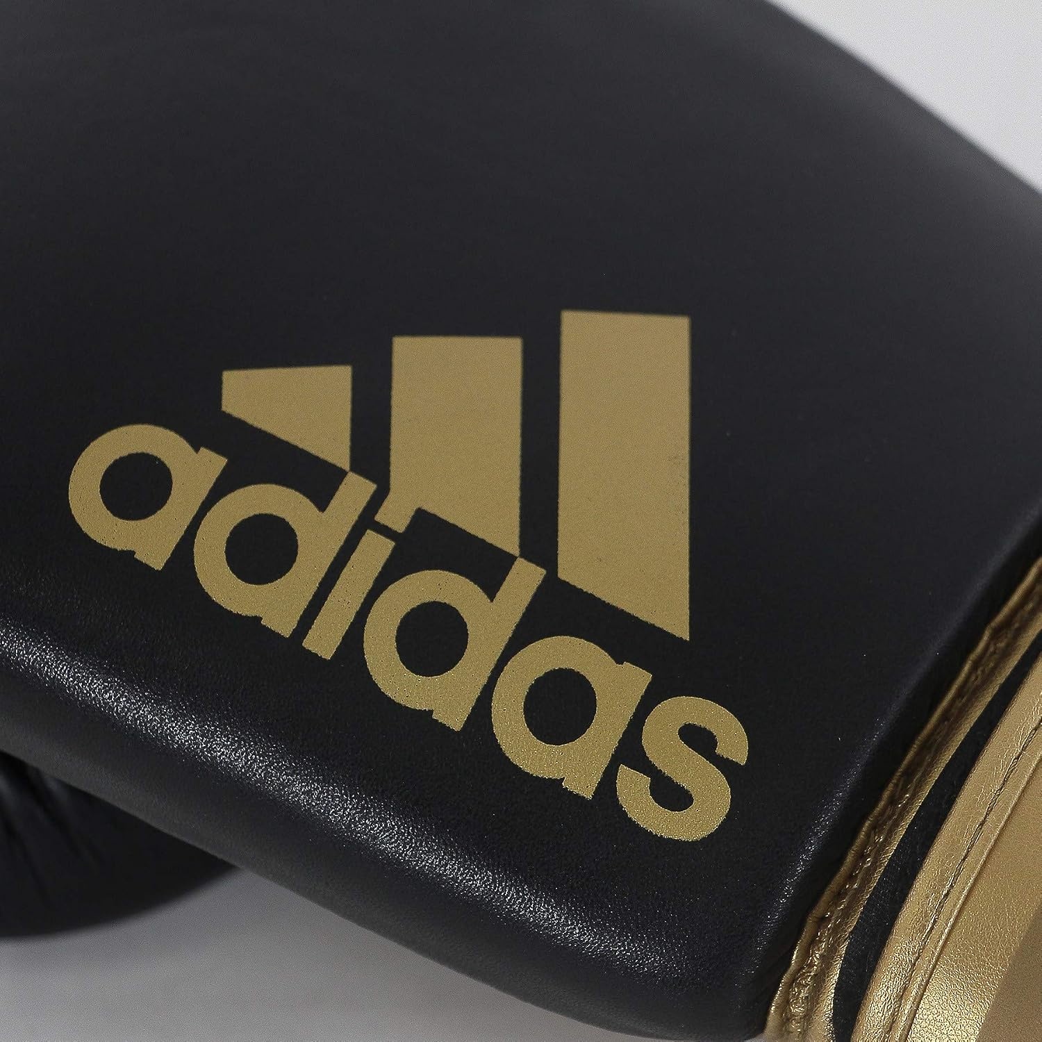 image:imageadidas Hybrid 200 Leather Boxing and Kickboxing Gloves for Women amp MenBLACKGOLD