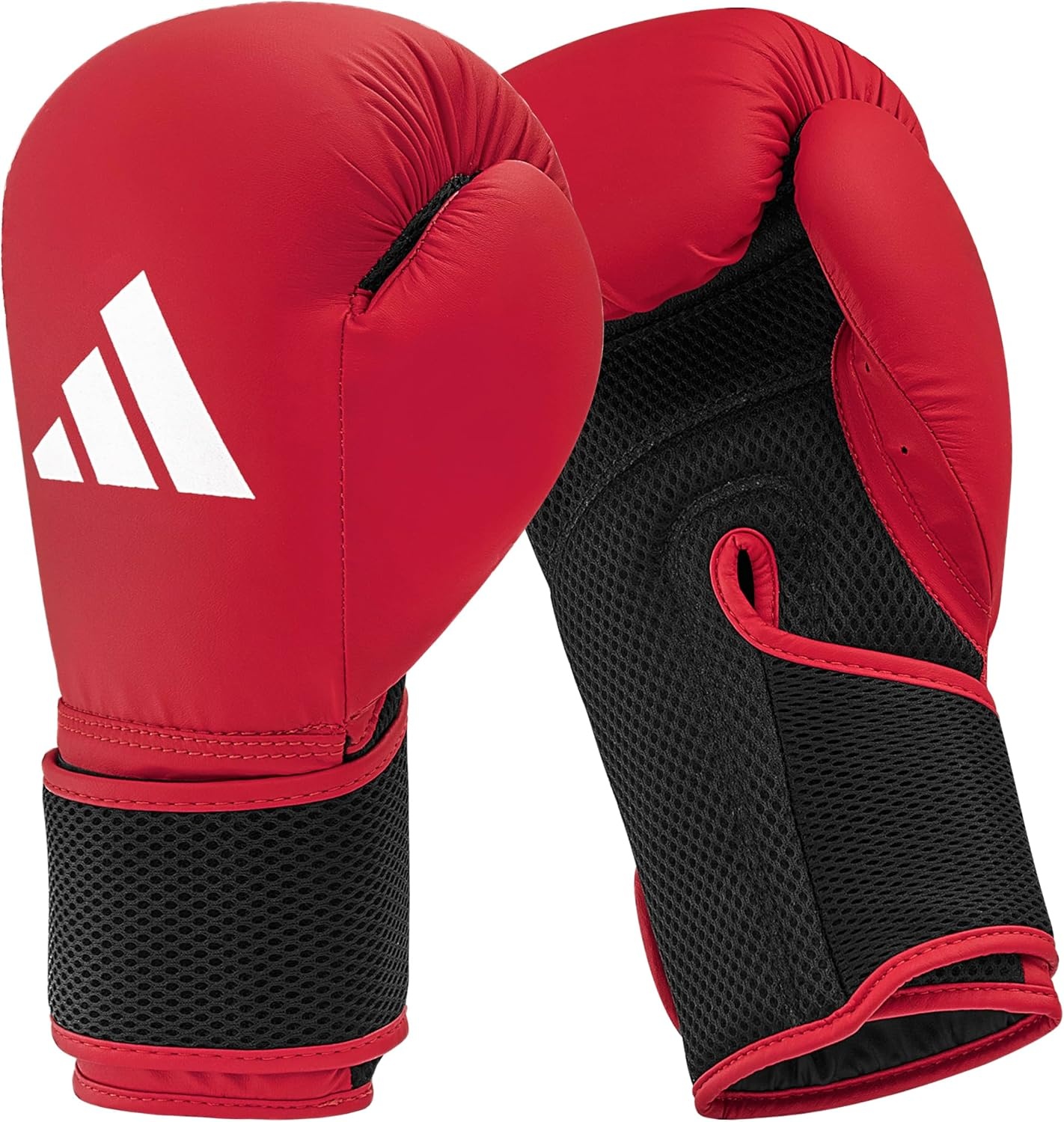 image:imageadidas Hybrid 25 Boxing Gloves for Boxing MMA Kickboxing Muay Thai Beginner Punching Bag Workouts Designed for Men amp Women Enhanced Training PerformanceRed