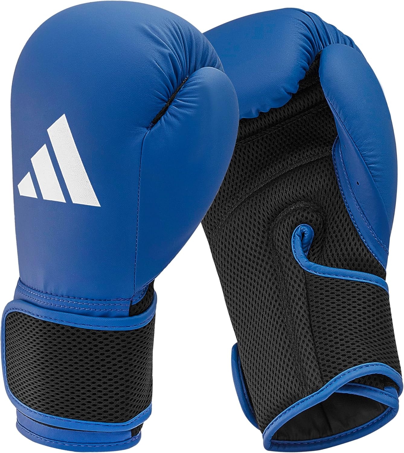 image:imageadidas Hybrid 25 Boxing Gloves for Boxing MMA Kickboxing Muay Thai Beginner Punching Bag Workouts Designed for Men amp Women Enhanced Training PerformanceBlue